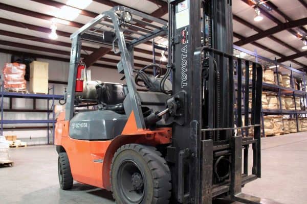 forklift warehousing customs